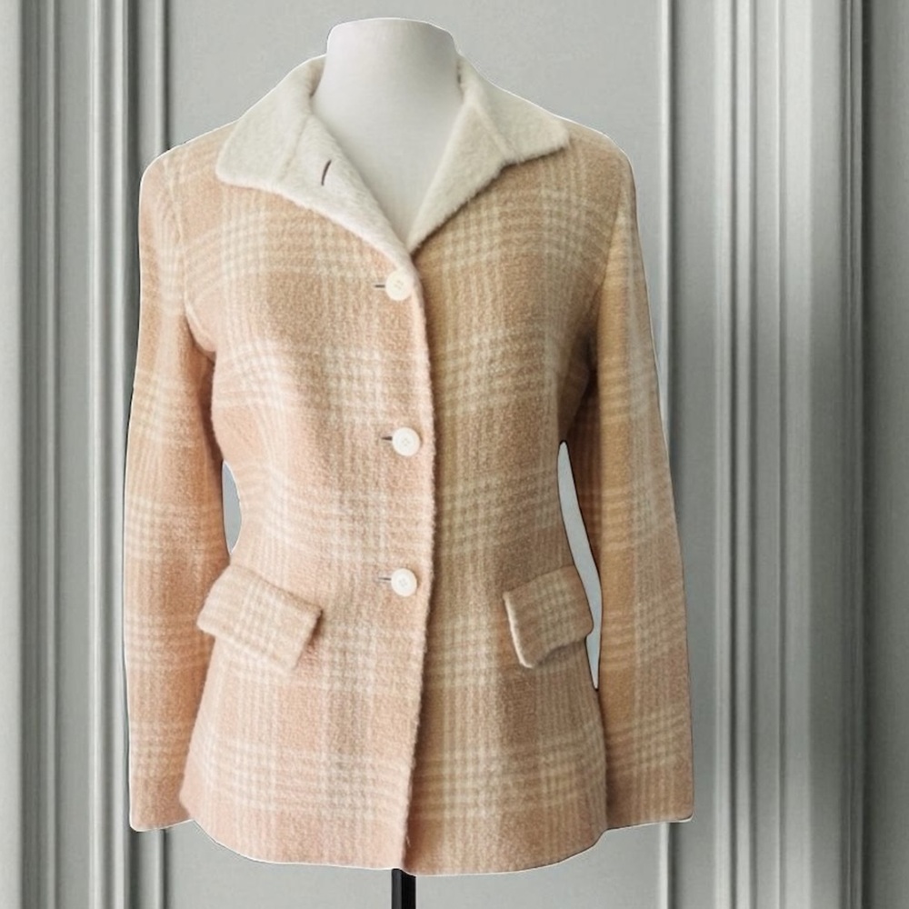 ESCADA Alpaca Blend Sweater Knit Jacket Size EU 36